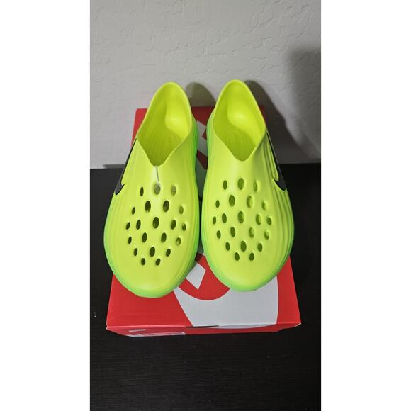 New Nike Raect Rejuven8 Green Volt Size 12 - Picture 4 of 5